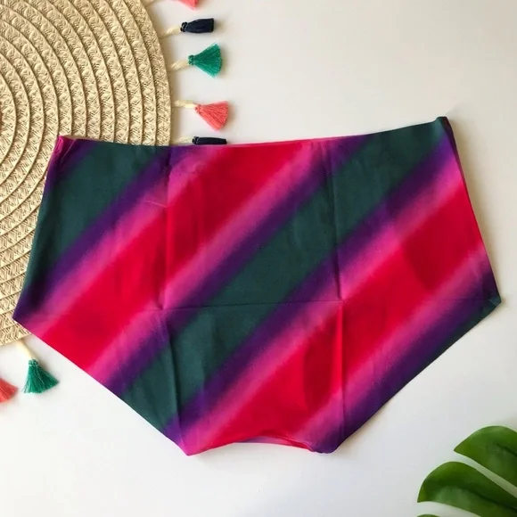 Victoria's Secret PINK No Show Boyshort Panty Pin Up Red Gradient  Medium NEW - Picture 2 of 4